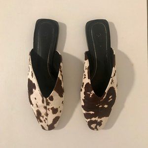 Zara Calf Hair Mules